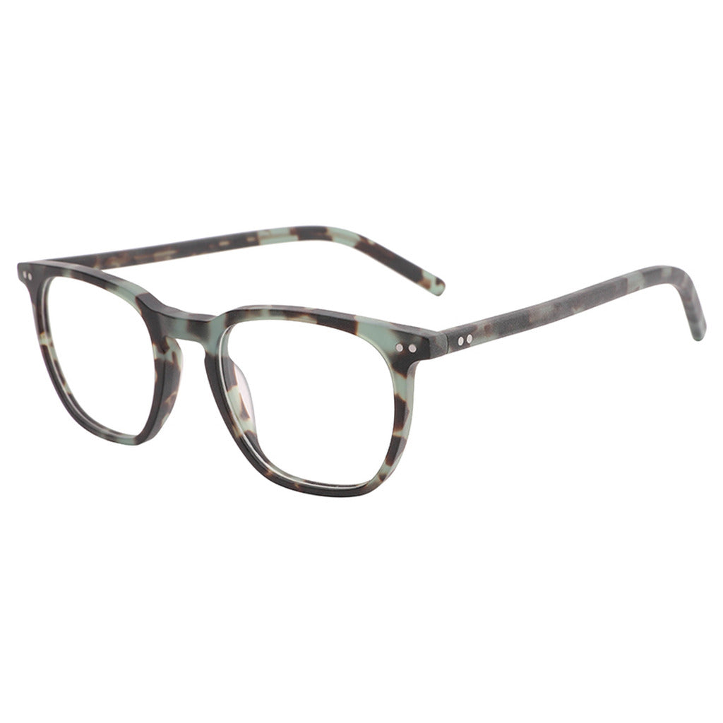 Nadia Round Acetate Frame in Matte Tortoise – side view – optical frame | Urban Cart Ghana