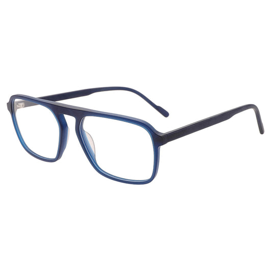 Kwame Rectangle Acetate Frame in Matte Navy Crystal – side view – optical frame | Urban Cart Ghana