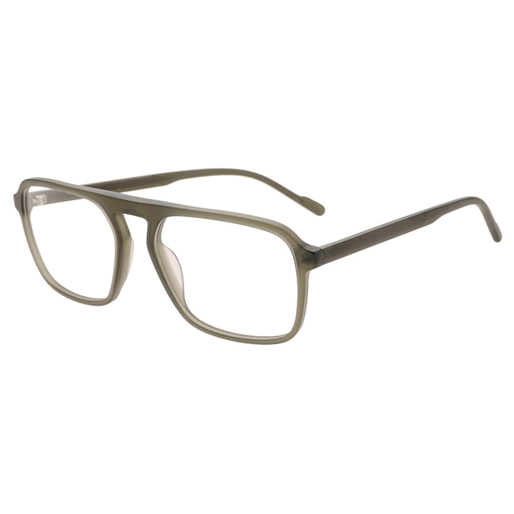 Kwame Rectangle Acetate Frame in Matte Blackish Green Crystal – side view – optical frame | Urban Cart Ghana