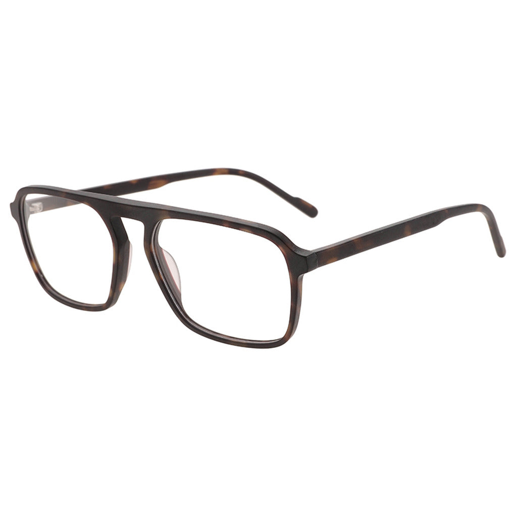 Kwame Rectangle Acetate Frame in Matte Dark Tortoise – side view – optical frame | Urban Cart Ghana