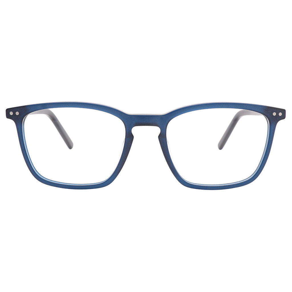 Arlo Rectangle Acetate Frame in Dark Blue Crystal – front view – optical frame | Urban Cart Ghana