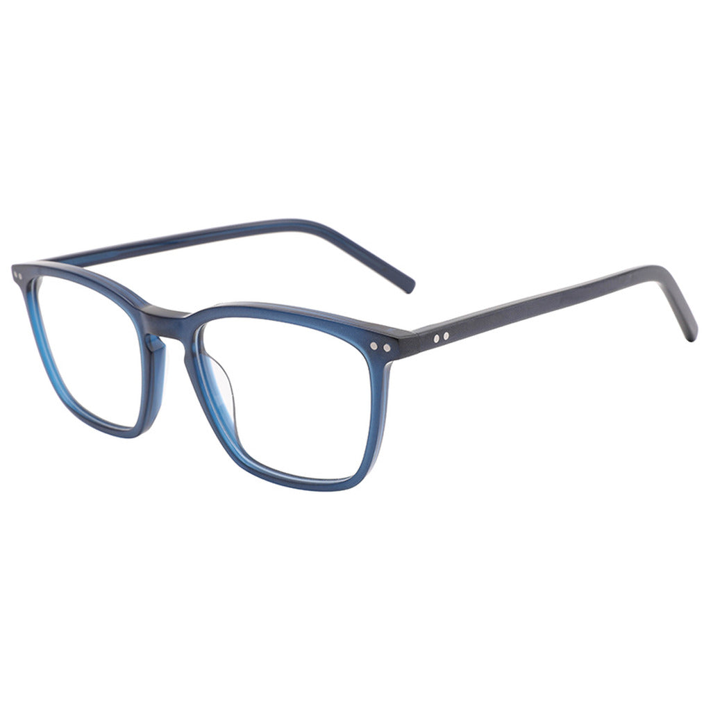 Arlo Rectangle Acetate Frame in Dark Blue Crystal – side view – optical frame | Urban Cart Ghana