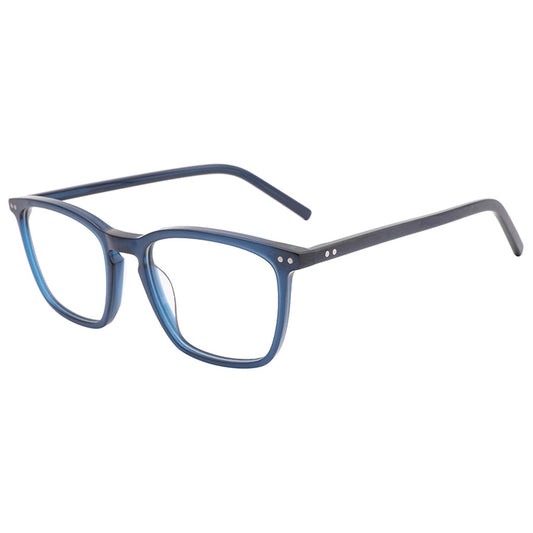 Arlo Rectangle Acetate Frame in Dark Blue Crystal – side view – optical frame | Urban Cart Ghana