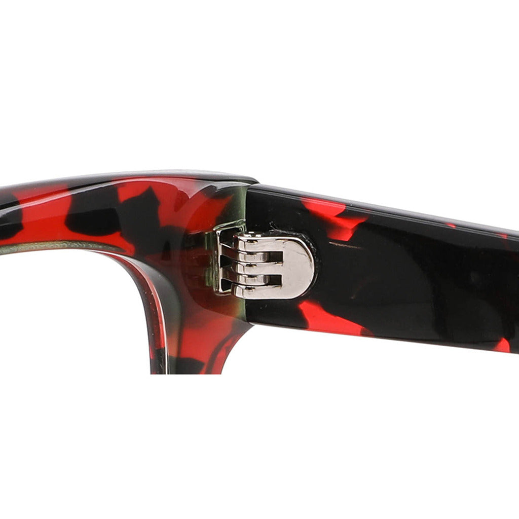 Yara Rectangle Acetate Frame in Wine Pattern / Wine Crystal – temple detail – optical frame | Urban Cart Ghana