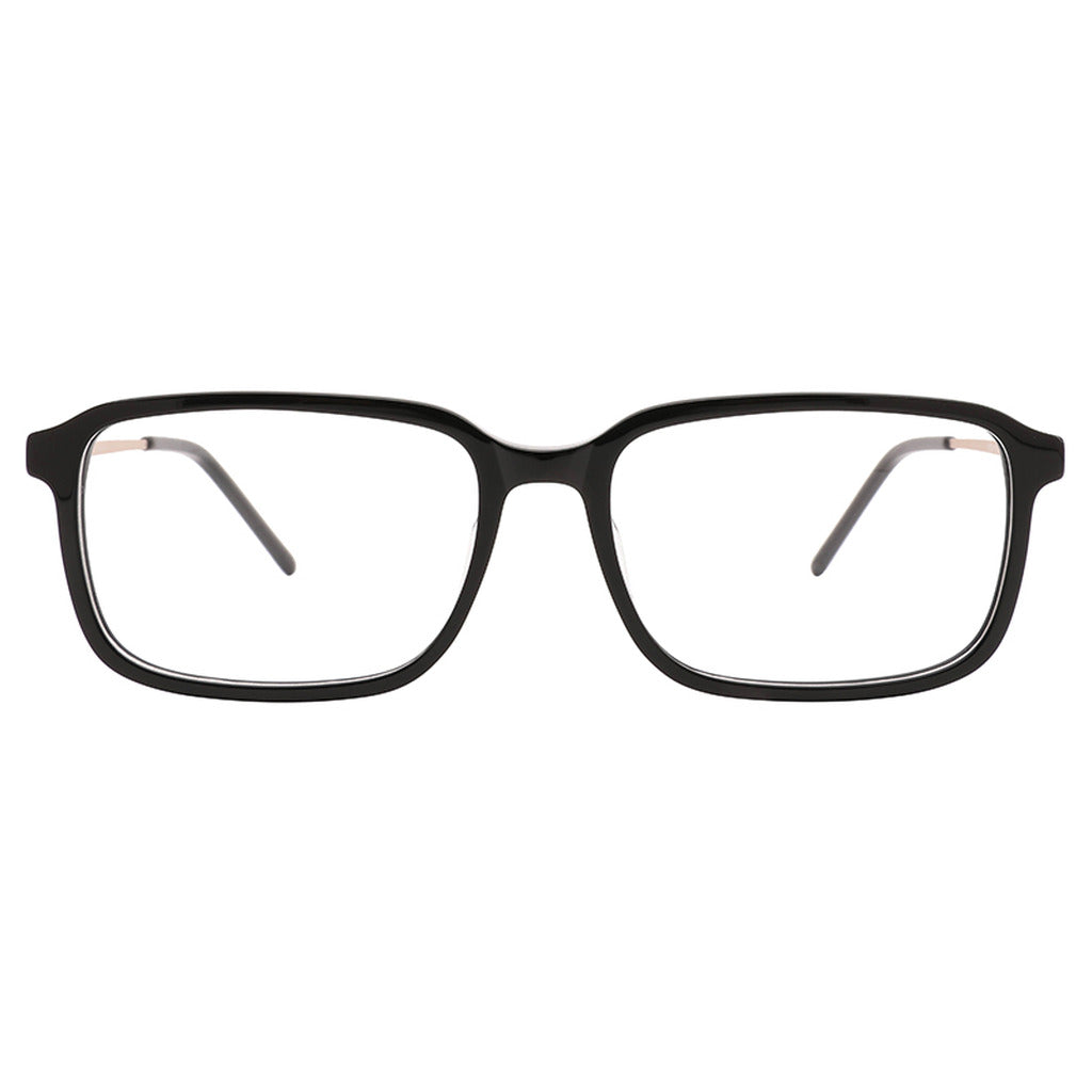 Felix Rectangle Acetate Frame in Black – front view – optical frame | Urban Cart Ghana