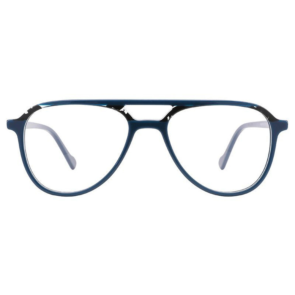 Levi Oval Acetate Frame in Navy – front view – optical frame | Urban Cart Ghana