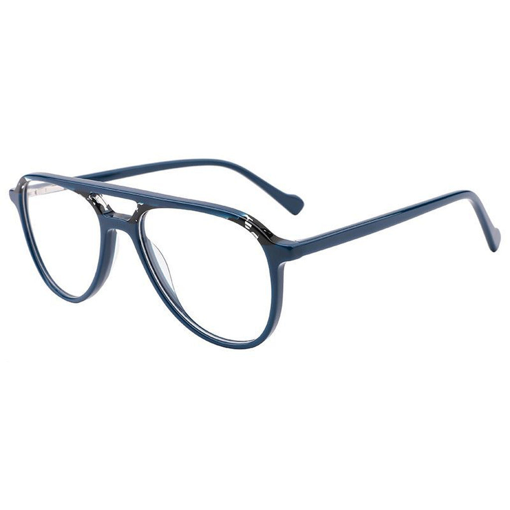 Levi Oval Acetate Frame in Navy – side view – optical frame | Urban Cart Ghana