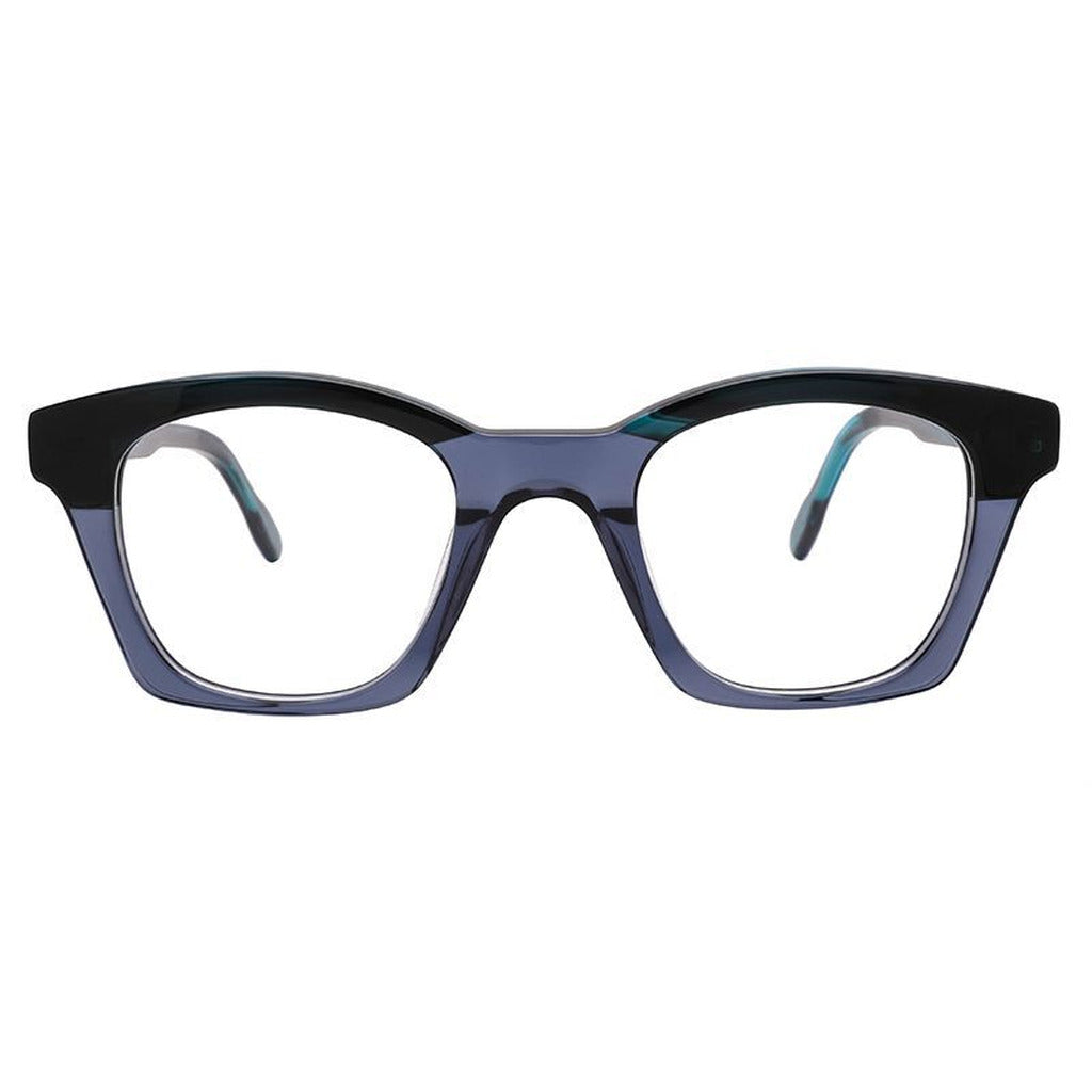Hana Rectangle Acetate Frame in Light Teal / Light Blue – front view – optical frame | Urban Cart Ghana