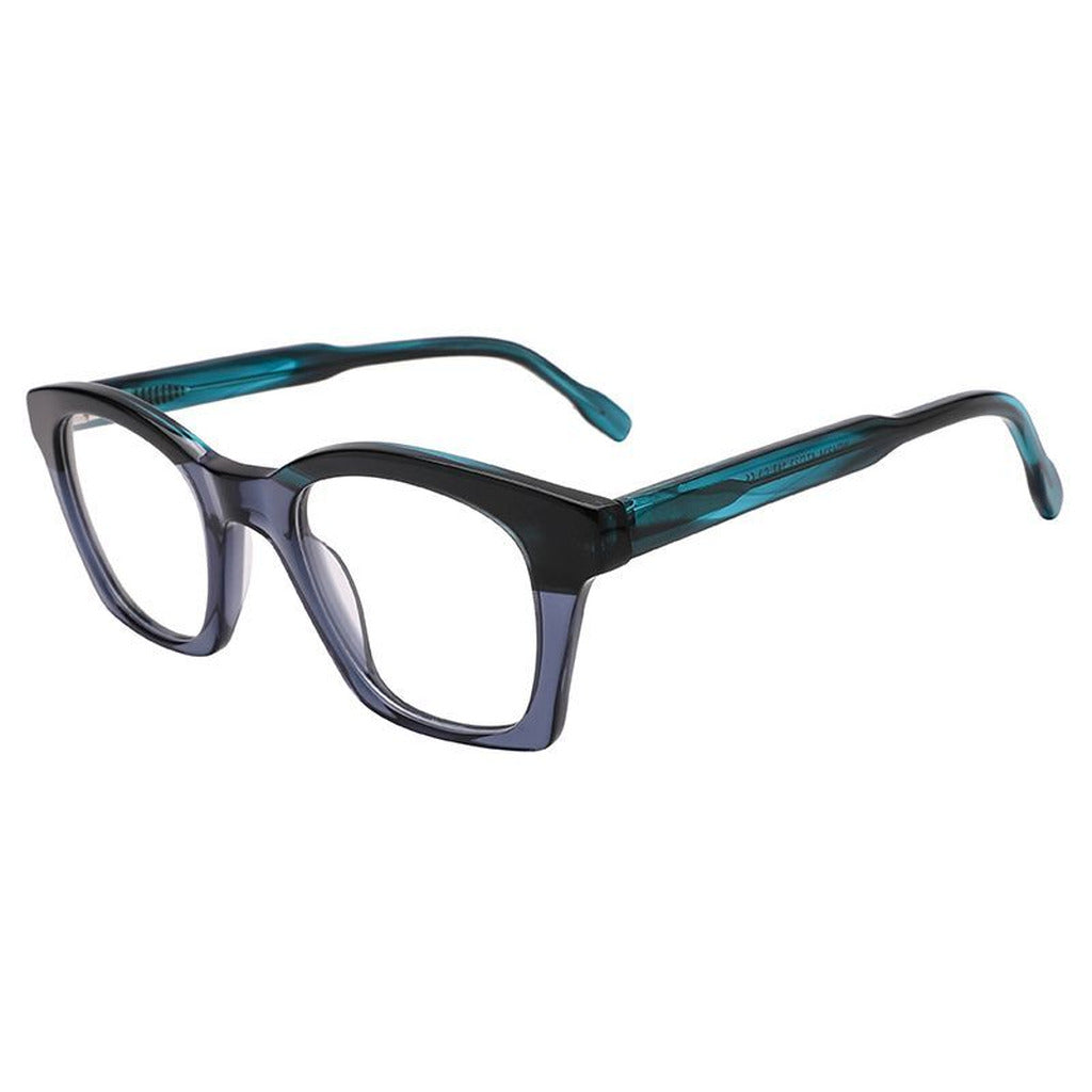 Hana Rectangle Acetate Frame in Light Teal / Light Blue – side view – optical frame | Urban Cart Ghana