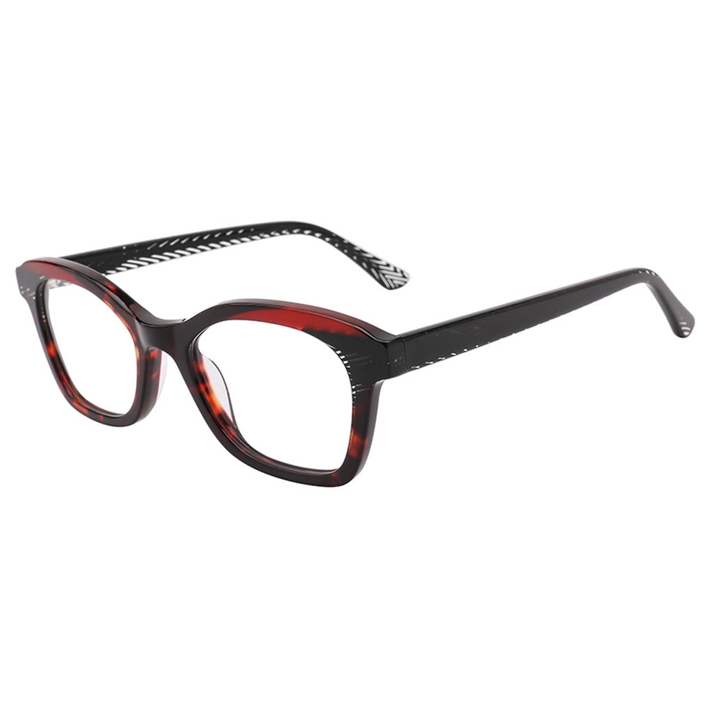 Anaya Round Acetate Frame in Tortoise / Pattern – side view – optical frame | Urban Cart Ghana