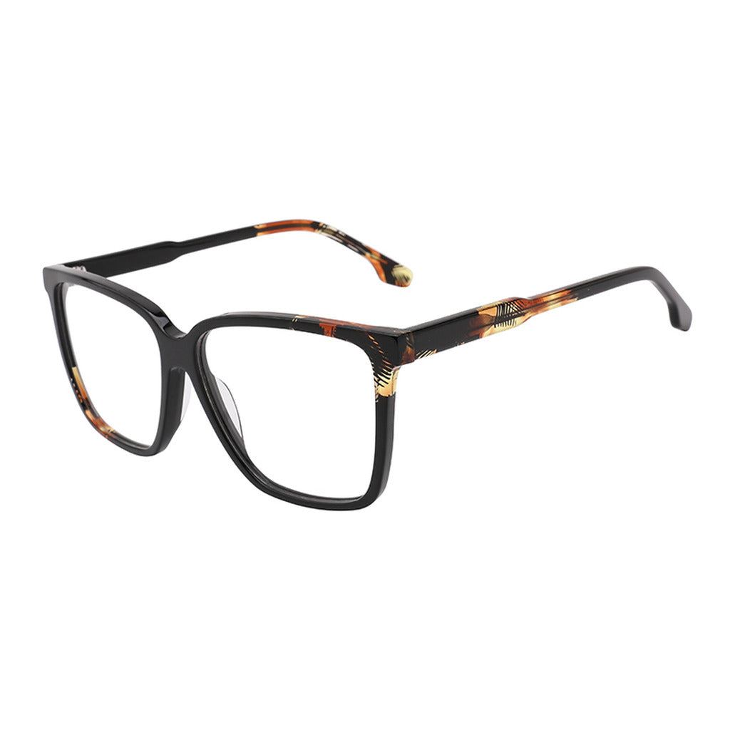 Talia Rectangle Acetate Frame in Black / Brown Pattern – side view – optical frame | Urban Cart Ghana