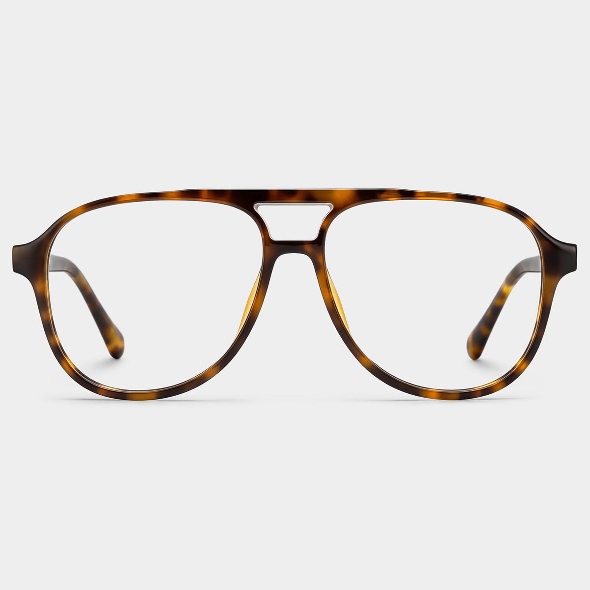 Theo Aviator TR90 Frame – Tortoise – front view | Frames & Sunnies Ghana