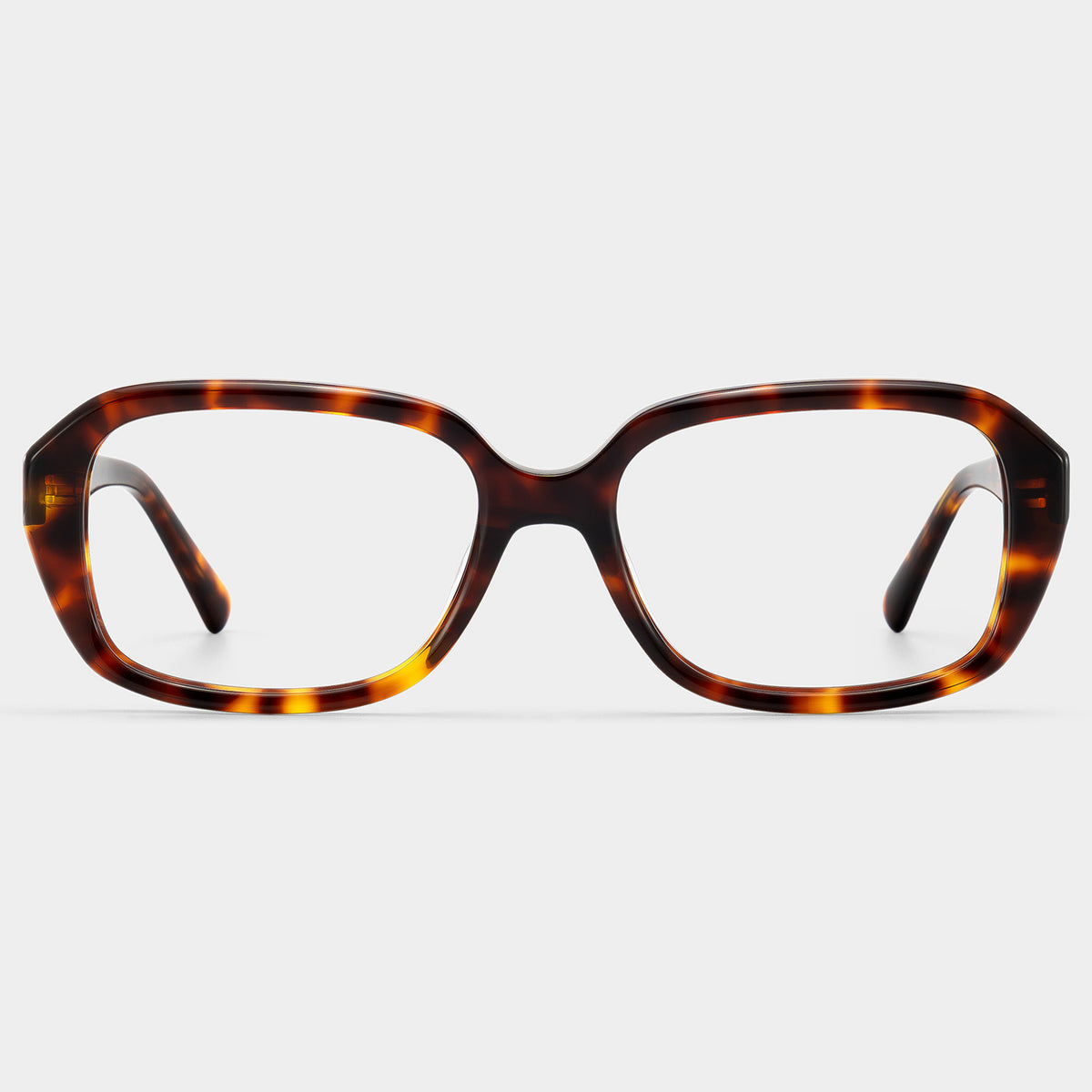 Ines Rectangle Acetate Frame – Tortoise – front view | Frames & Sunnies Ghana