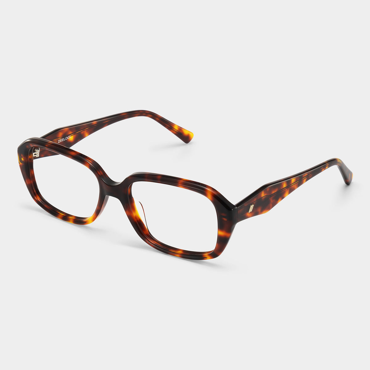 Ines Rectangle Acetate Frame – Tortoise – angled view | Frames & Sunnies Ghana