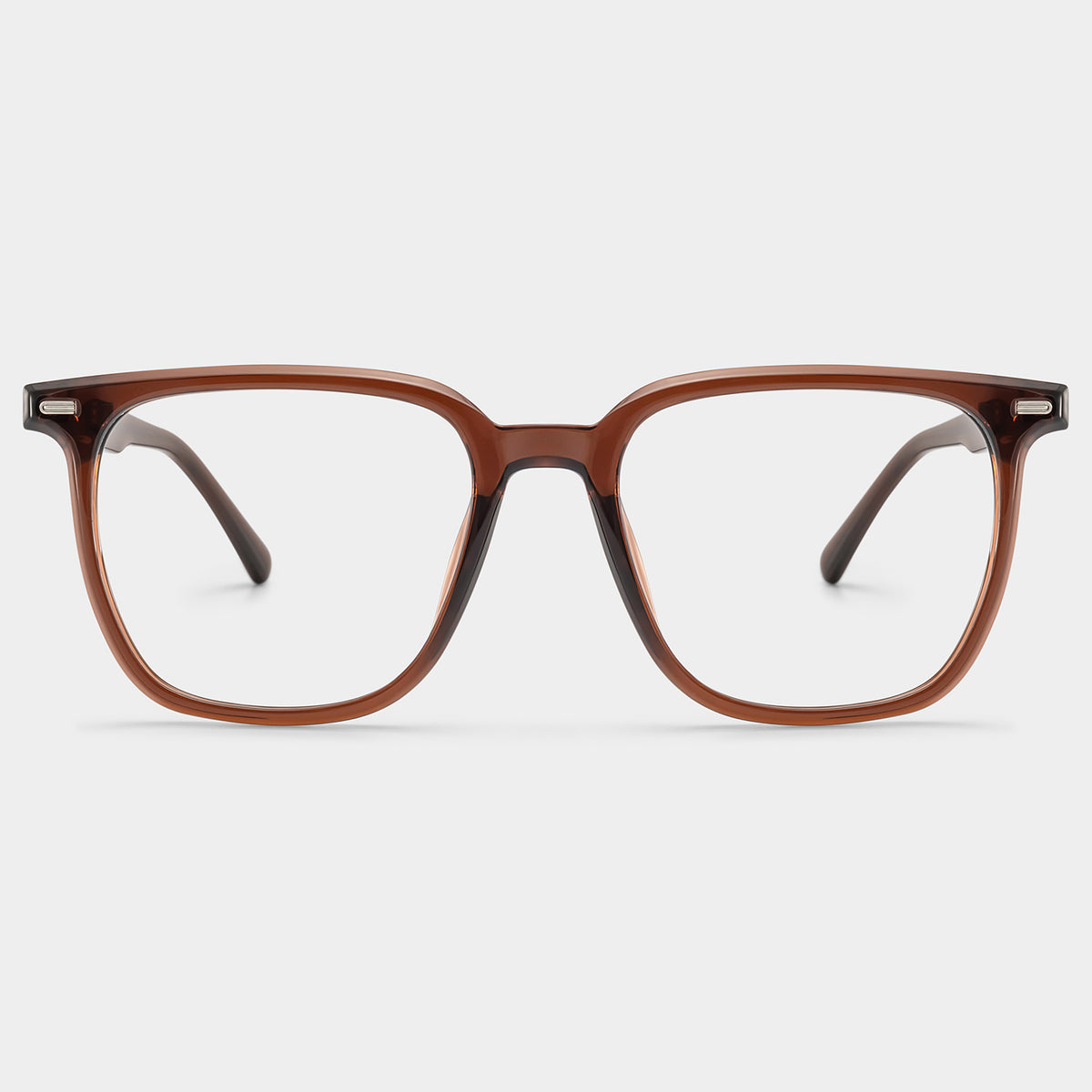 Rowan Square TR90 Frame – Brown – front view | Frames & Sunnies Ghana