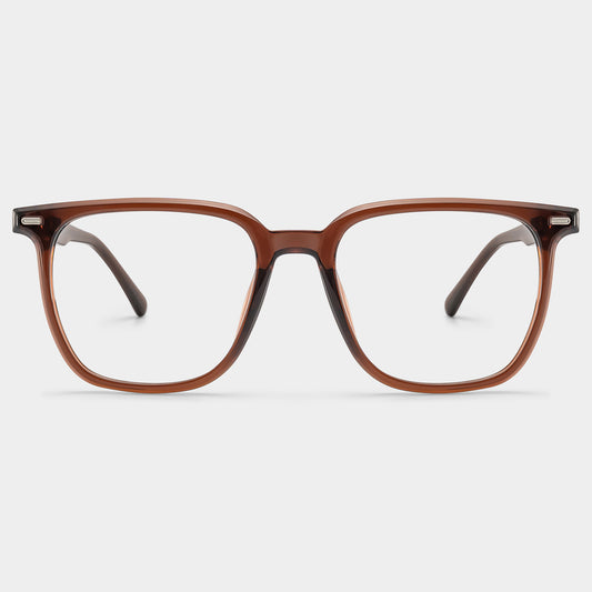 Rowan Square TR90 Frame – Brown – front view | Frames & Sunnies Ghana