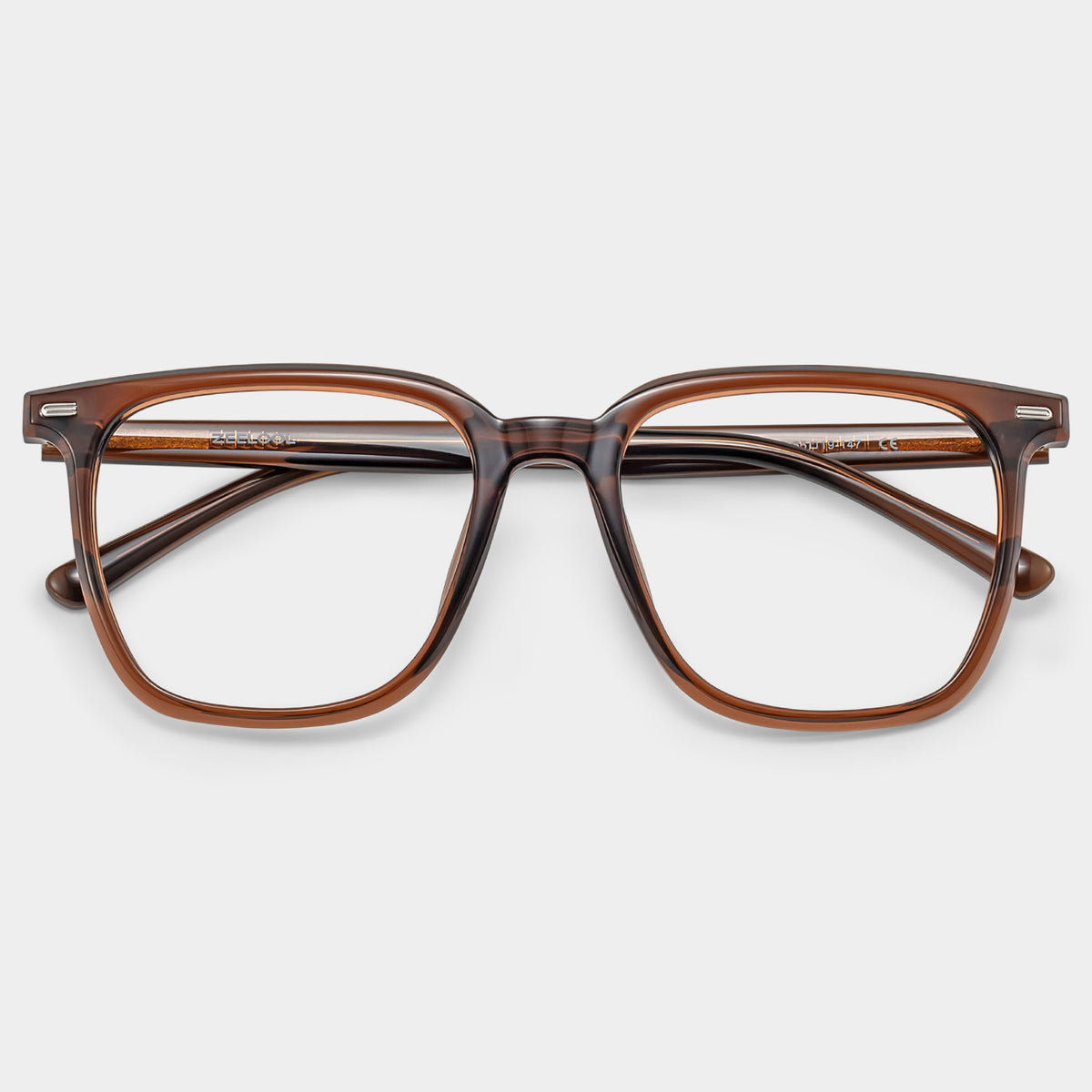 Rowan Square TR90 Frame – Brown – top view | Frames & Sunnies Ghana