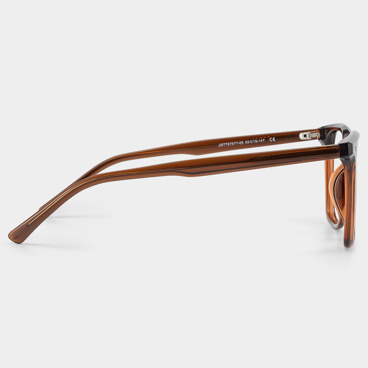 Rowan Square TR90 Frame – Brown – side view | Frames & Sunnies Ghana