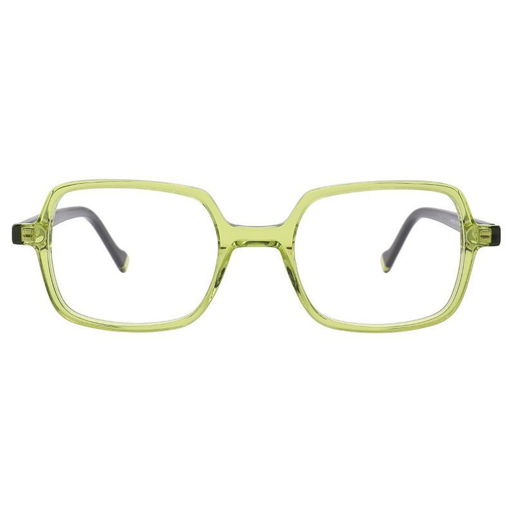 Ayla Rectangle Kids Acetate Frame in Yellow – front view – optical frame | Urban Cart Ghana