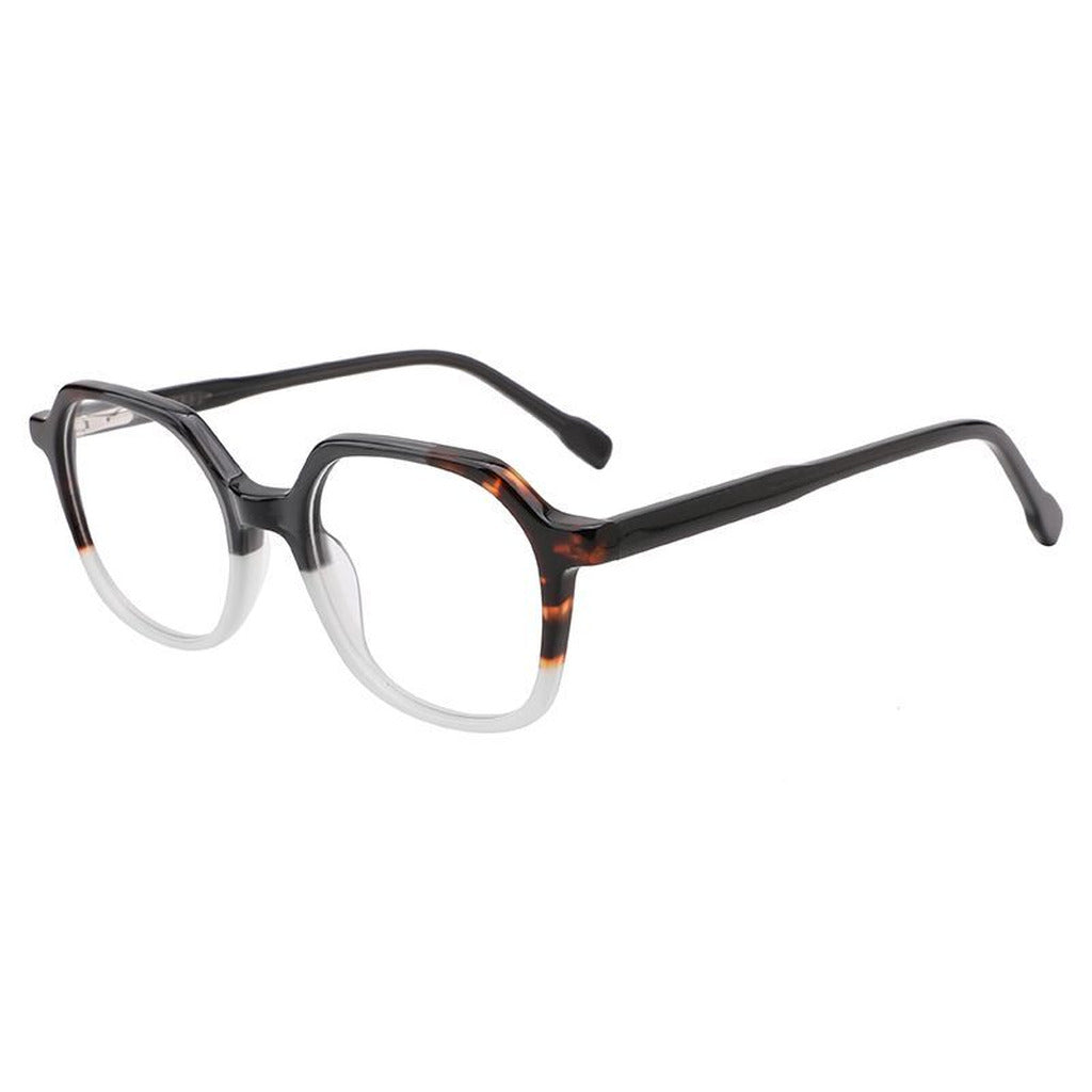 Nova Rectangle Kids Acetate Frame in Dark Grey Crystal / Tortoise – side view – optical frame | Urban Cart Ghana