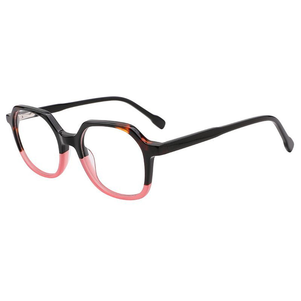 Nova Rectangle Kids Acetate Frame in Black / Tortoise – side view – optical frame | Urban Cart Ghana