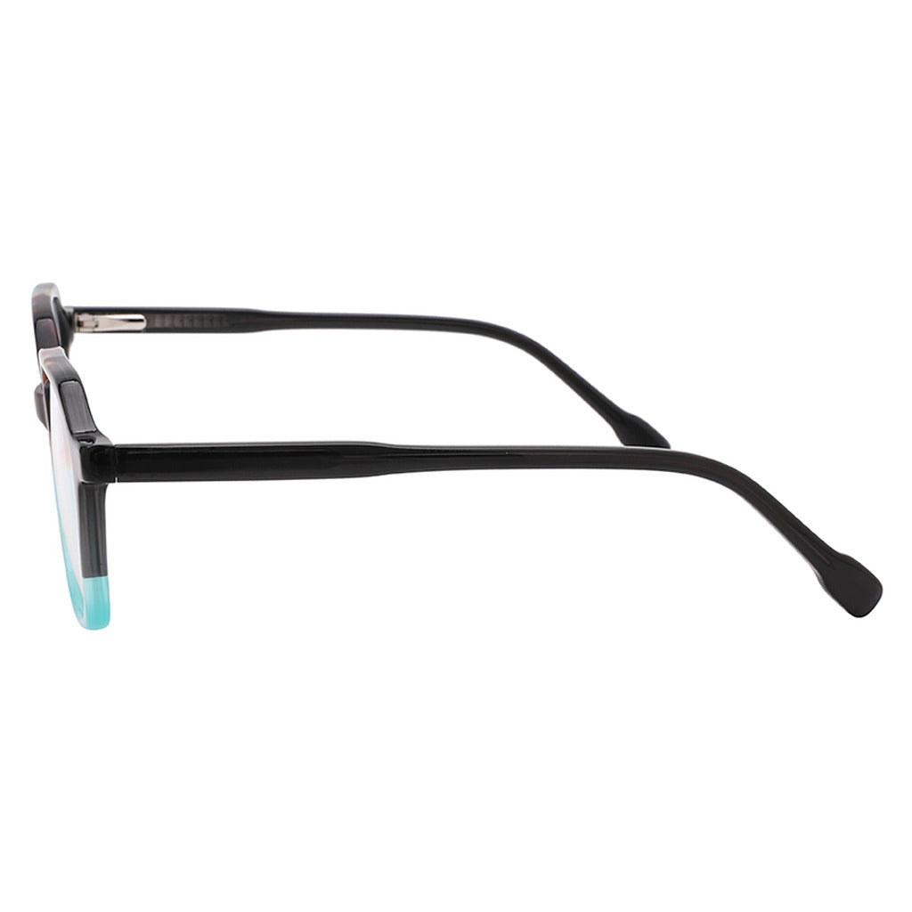 Nova Rectangle Kids Acetate Frame in Black / Tortoise – hinge detail – optical frame | Urban Cart Ghana
