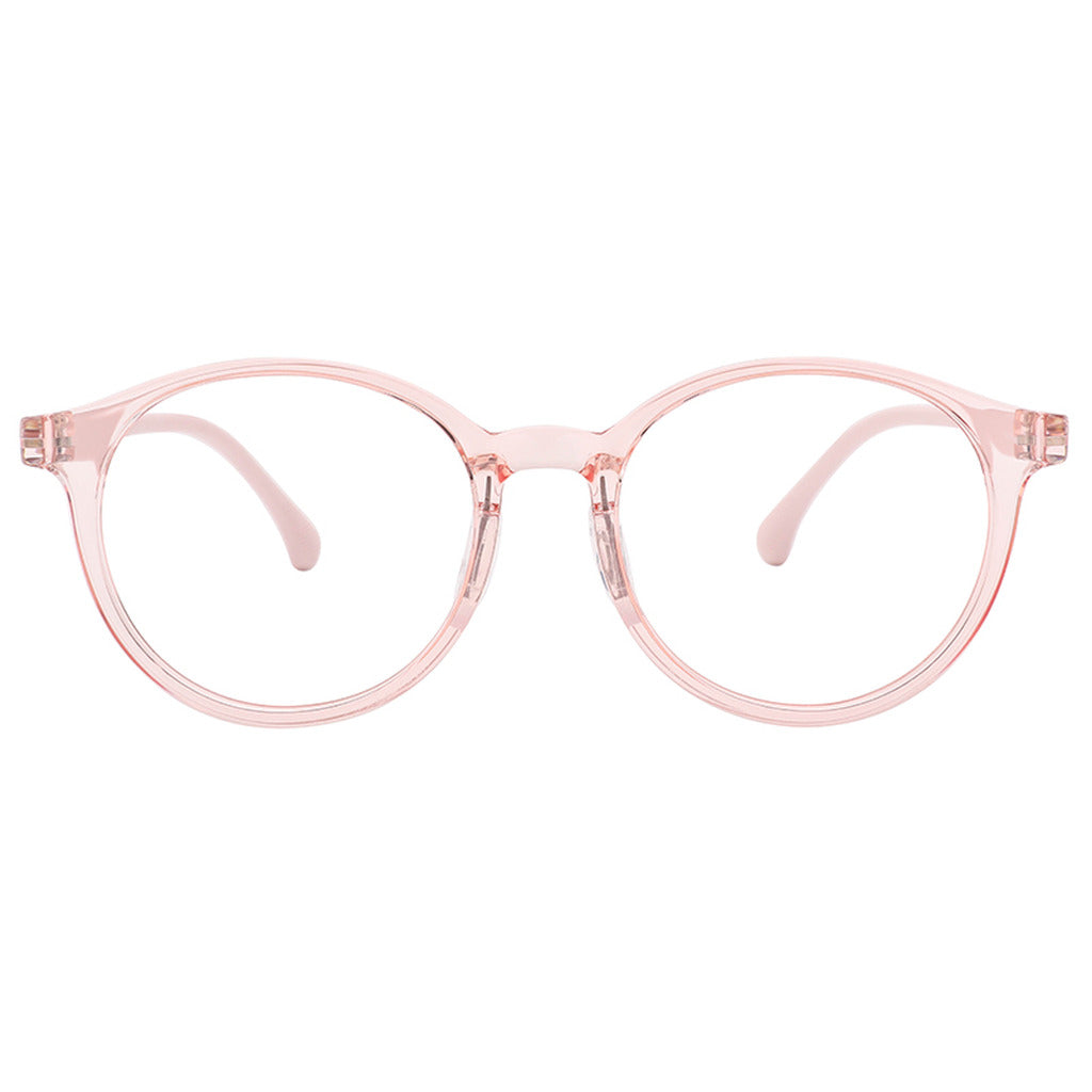 Milo Round Kids Acetate Frame in Pink – front view – optical frame | Urban Cart Ghana