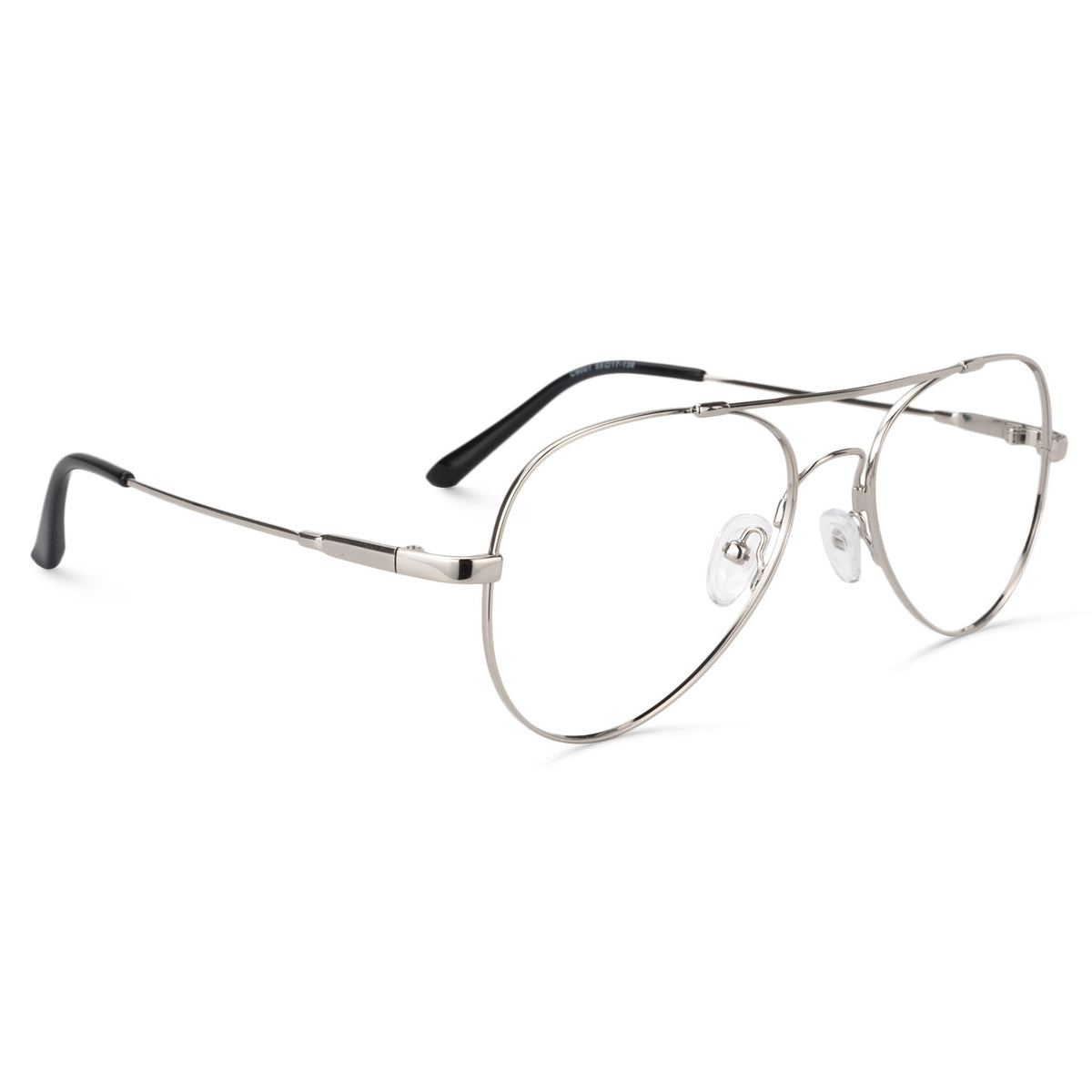 Jasper Aviator Metal Frame – Silver – side view | Frames & Sunnies Ghana