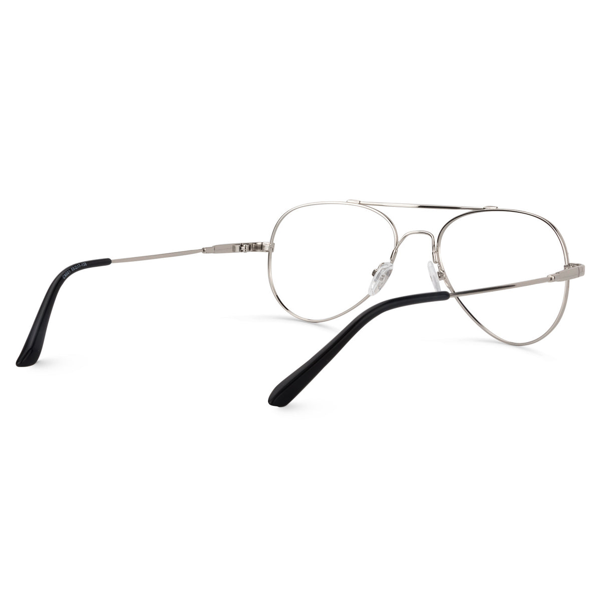 Jasper Aviator Metal Frame – Silver – rear view | Frames & Sunnies Ghana