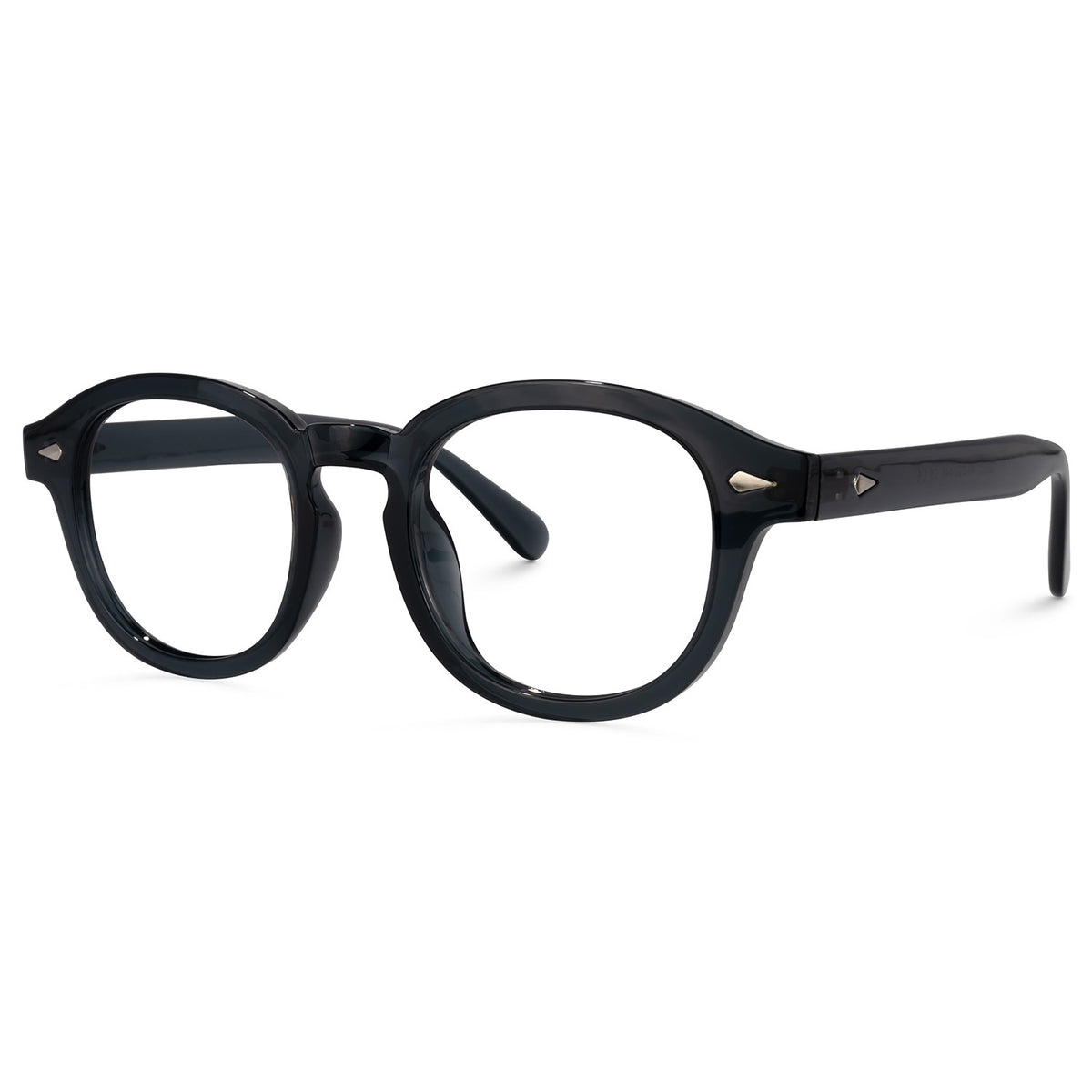 Otis Round TR90 Frame – Black – top view | Frames & Sunnies Ghana