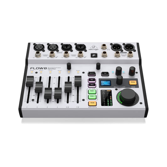 Behringer FLOW 8 8-input digital mixer – full product view | Urban Cart Ghana