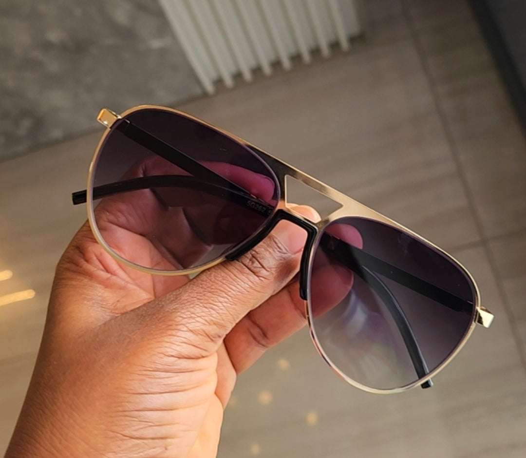 Spencer Unisex Aviator Sunglasses