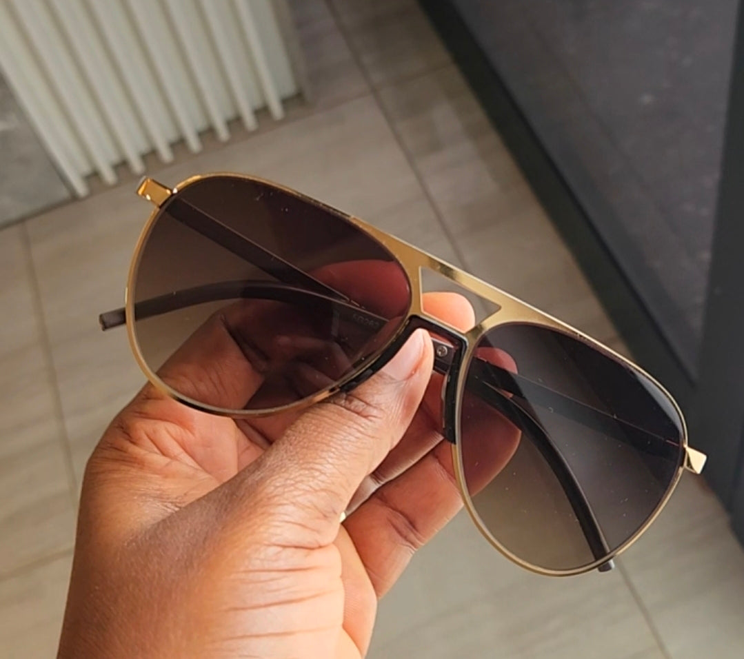 Spencer Unisex Aviator Sunglasses
