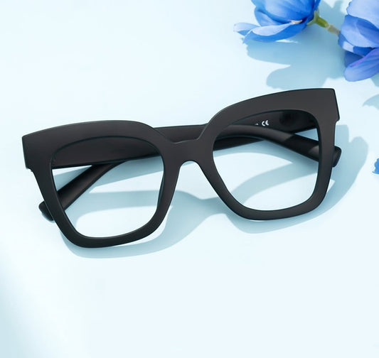 FRM102 Matte Black Unisex Antibluelight Glasses