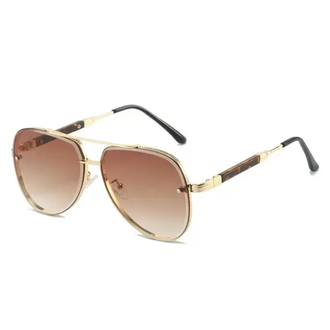 SUN124 Top Notch Aviator Sunglasses
